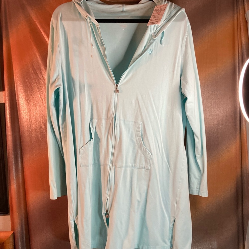 Coolibar Light Blue Swim Coverup